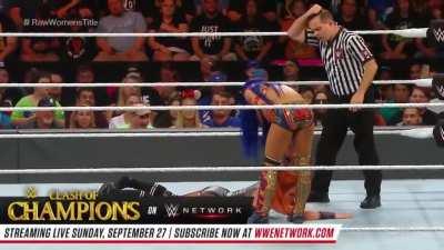 Sasha dominates becky