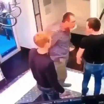 That clean spinning elbow sent him to sleep