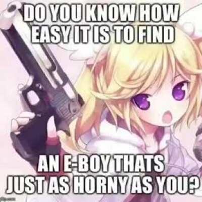 He don’t care tbh, y’all beyond horny