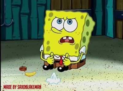 The Spongebob Pulp Fiction video with Spongebob reading the lines