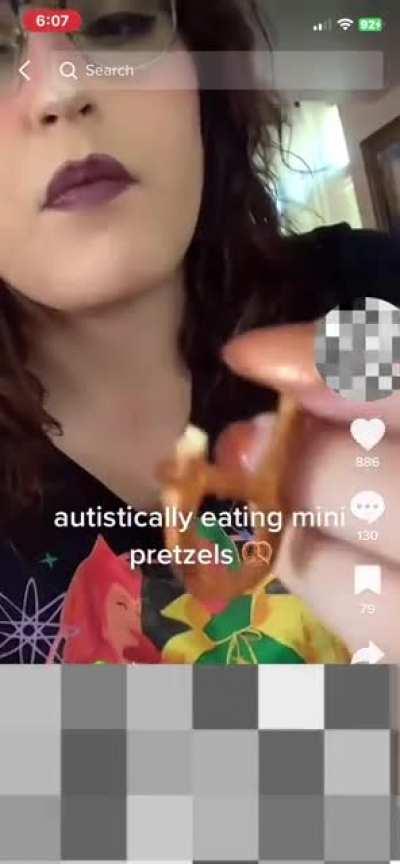how do you autistically eat something