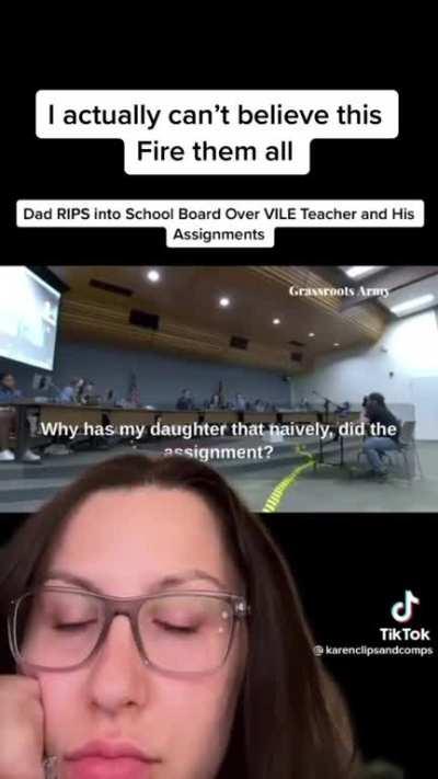 Father Lashes Out at School Board Over Shady Teacher and His Assignments