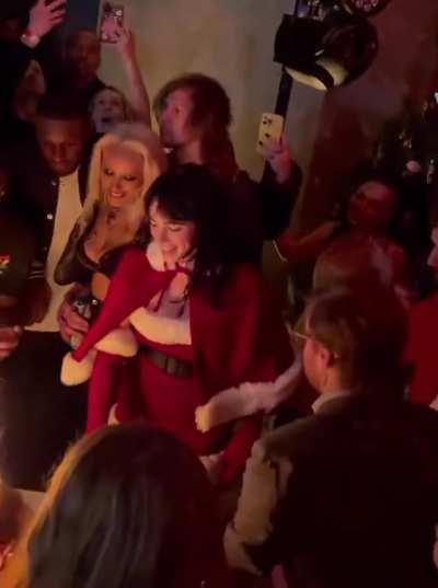 Billie celebrating her birthday