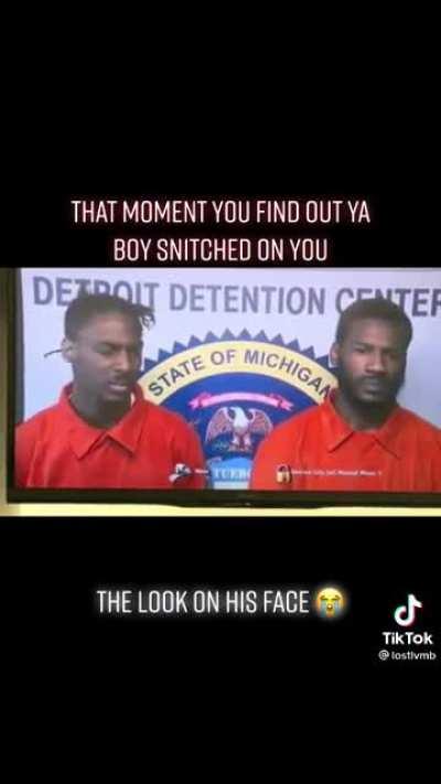 When foe nem snitched on you