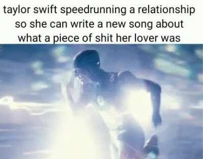 You just gotta go fast