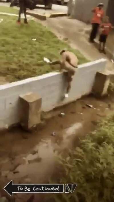 Just some casual creek jumping