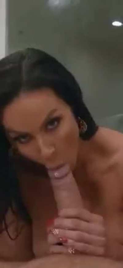 Letting His Dick Slide Out So She Can Suck It Again