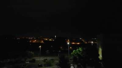 Tempestade seca em Almada. Apanhei bruto relâmpago!