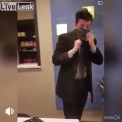 Bullying a hotel employee into having a mental breakdown