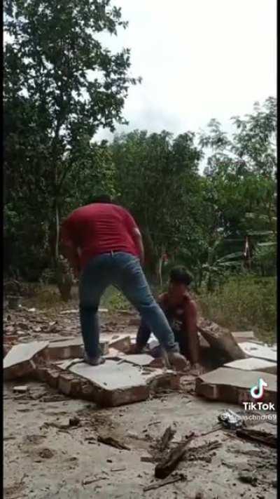 HMB practicing martial arts