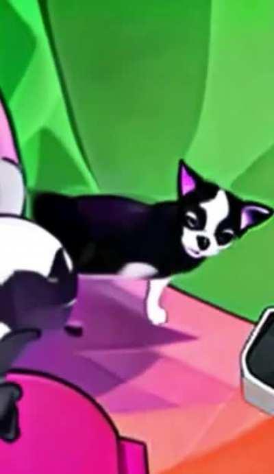 Turns out it wasn’t water he was being sprayed with, it was interdimentional acid. (Made By Me) :)