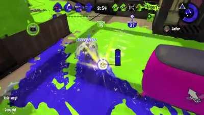 Rolling under the baller of my friend in league battle