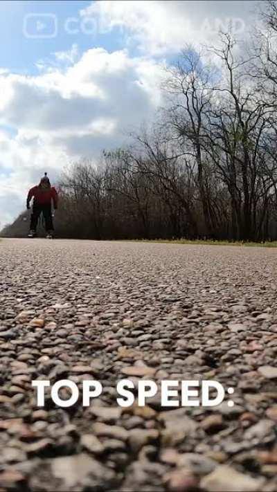 New top speed on my Boosted Skis!