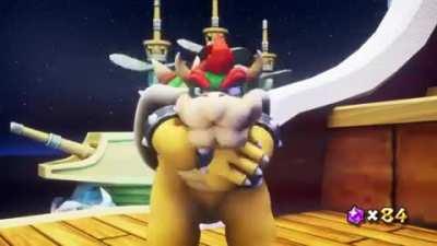 Squidward in Super Mario Galaxy