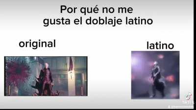 Doblaje latino be like: