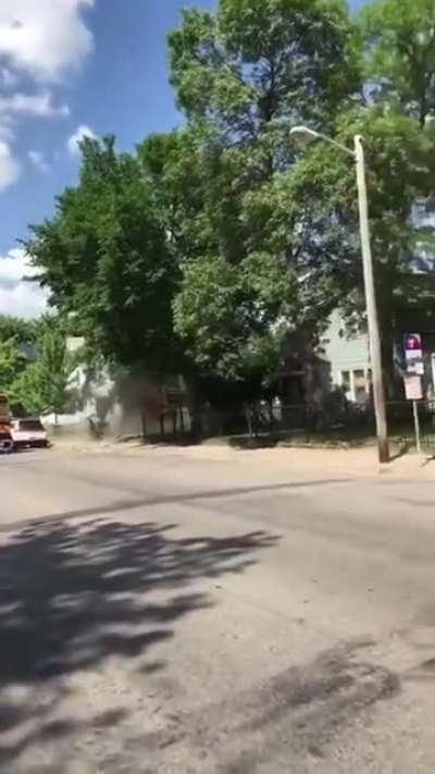 It just immediately starts