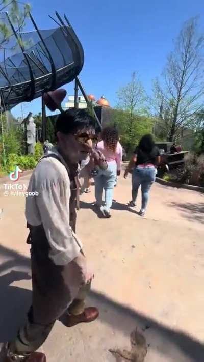 He has something to say