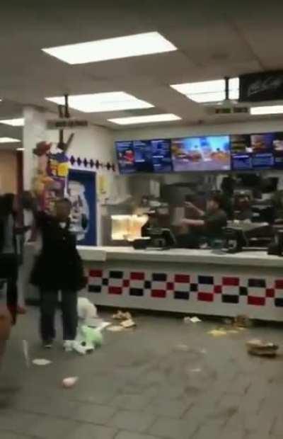 Trashing McDonalds because they messed up her ice cream…