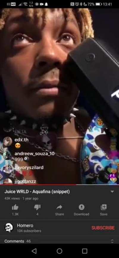 You all asking bibby for rental and I'm sitting here patientally wanting aquafina