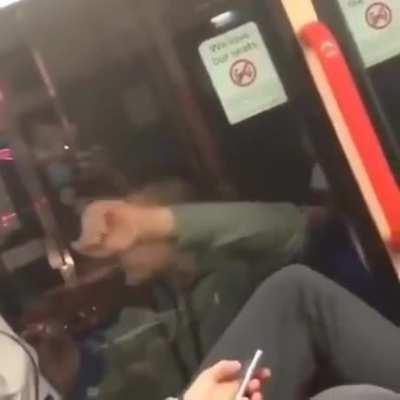 Cool kid banging on a window