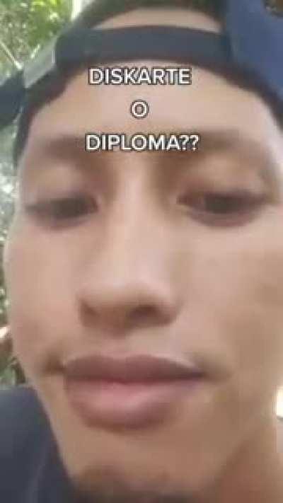 The Never-Ending Diploma vs Diskarte Argument