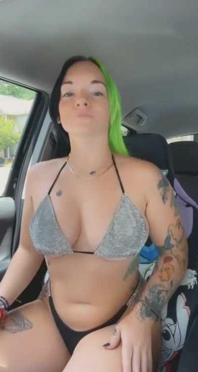 New truck, new hair, new top teehee