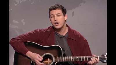 Adam Sandler sings the Hanukkah Song for the first time on SNL in 1994