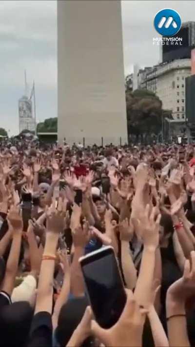 Genkidama en el obelisco
