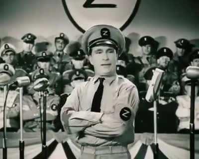 Let’s stay alert, he says he has the greatest army in the world, etc.