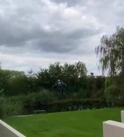 The flying Man, Lord of flying. Stays in the sky