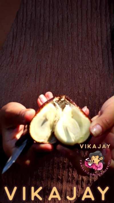 I don't know what this fruit is called in English, my boyfriend calls it Snakefruit and it taste great with Cum!