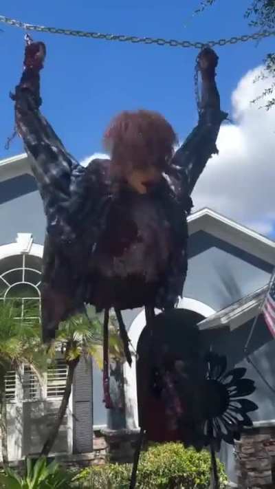 Scariest Halloween dec I've seen on here 😳😱