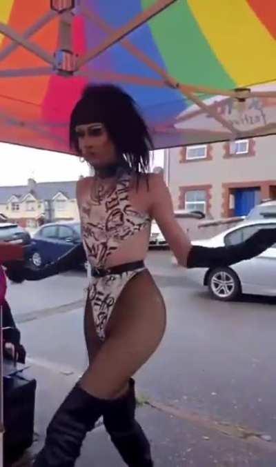 This was organised by a major Irish radio station, bringing Pride™ to the little children...