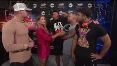 [AEW Rampage Spoilers] The Gunn Club & Max Caster Backstage Segment