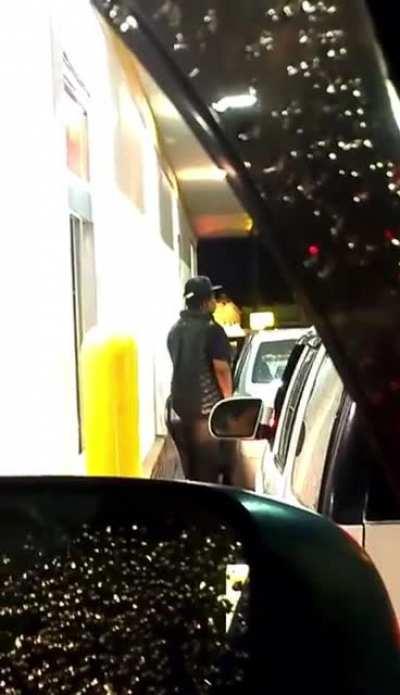 Drunk Karen calls a man the hard R, then threatens to kill him for being on the phone.