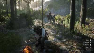 On my first playthrough and these guys thought they could tell me where to camp? Pfft. 