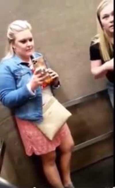 Karen wants the elevator all to herself