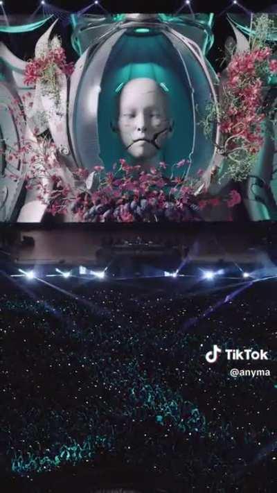 Someone please take me to an Anyma show so I can see these visuals