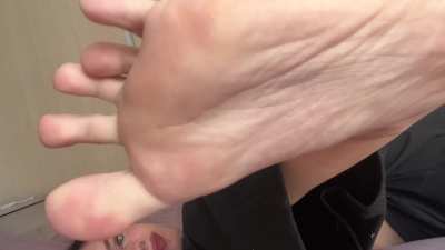 Rub your nose all over my smelly sole