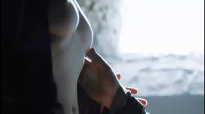 Carice van Houten using her human toys