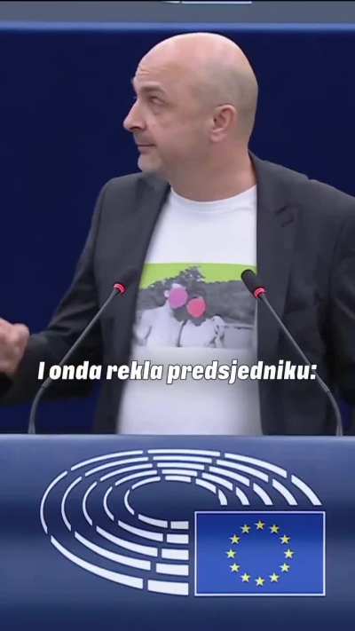 Gordan Bosanac pumpa u Evropskom parlamentu