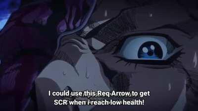 Diavolo takes revenge on polnareff for RKing