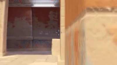 This wasn't even peeker's advantage, we were both fully still. CTs can shoot with their elbow it seems.