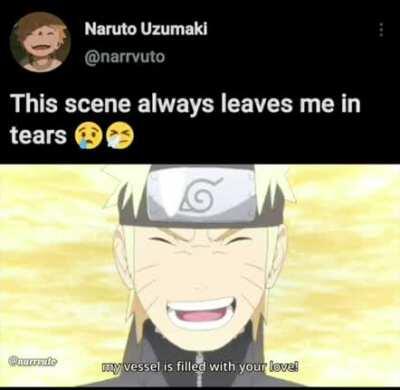 Challenge: Watch this scene without tearing up. When Naruto met his dad, it was awesome. But when Naruto met his Mom, it just hit different. It felt different for me. I think it's one of the most beautiful scenes in all of Naruto.