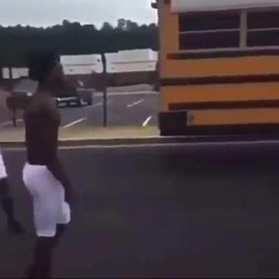 Shoulda just left dude alone he already pissed that Adrenaline already coursing through bro body