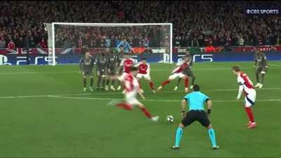 Alternative angles of both Declan Rice’s free-kicks vs Real Madrid today