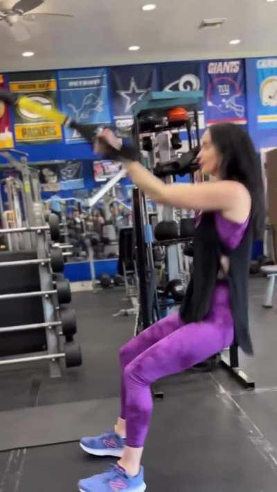 Working on that right bod!