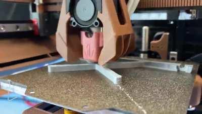 1000mm/s functional part (real-time!) on my badass Voron 0 - 247printing