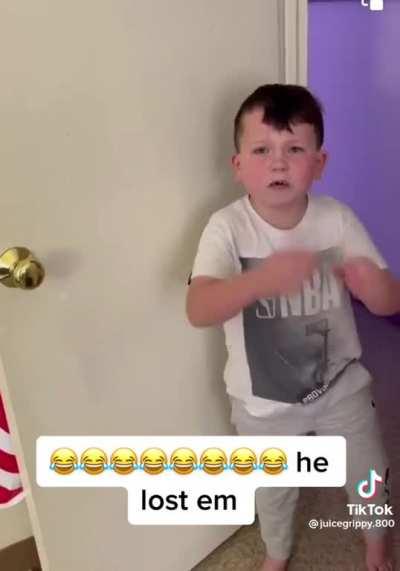 To see his round things!