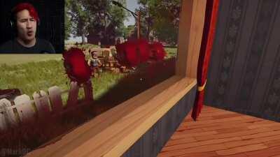 Don't you hate it when your neighbor throws beartrap right at your face